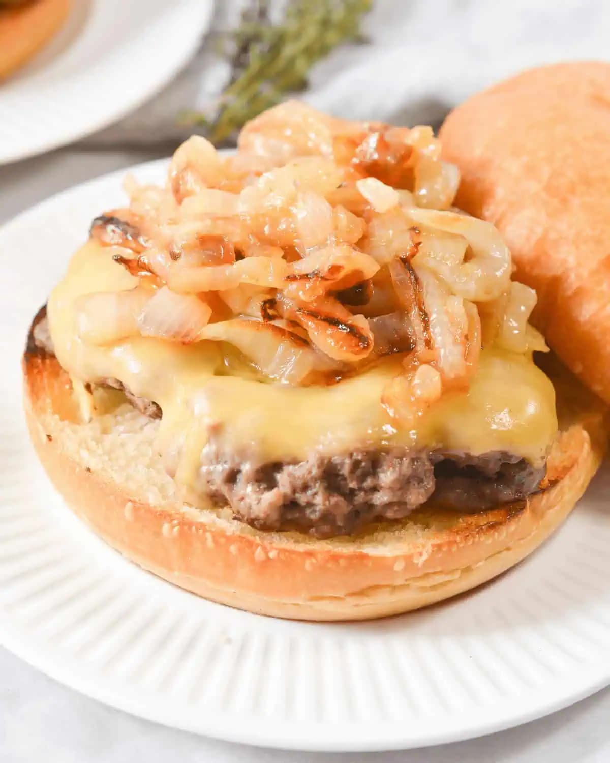 Caramelized Onion Burger