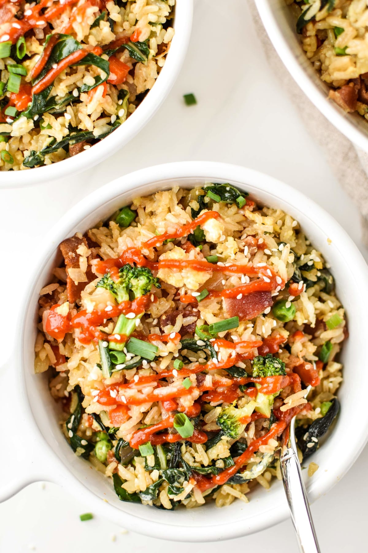 Veggie Packed Breakfast Fried Rice
