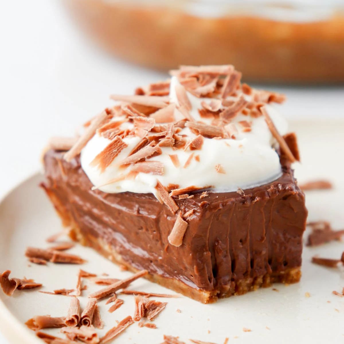 Dark Chocolate Cream Pie