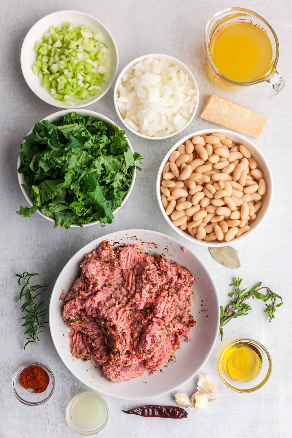 Sausage, Kale, and White Bean Soup