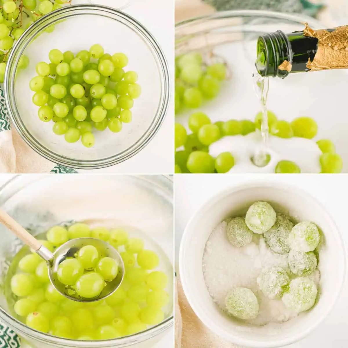Champagne Candied Grapes