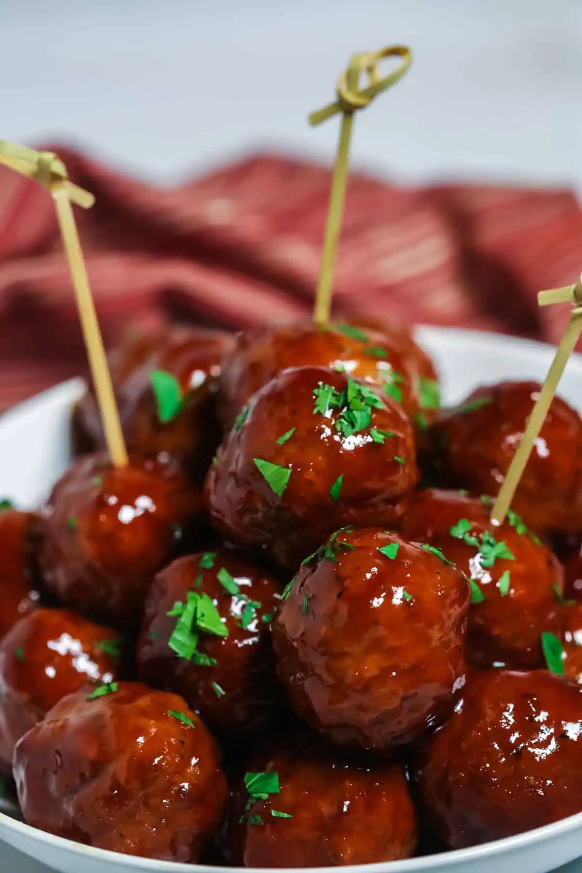 Barbecue Meatballs with Grape Jelly