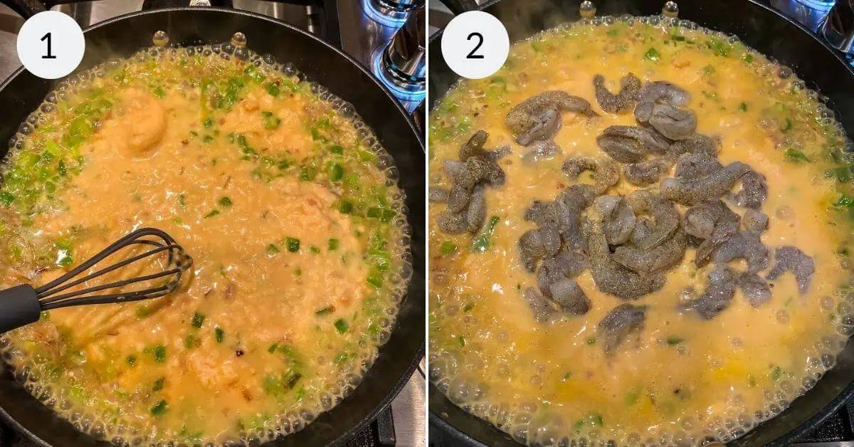 Creamy Garlic Shrimp and Rice