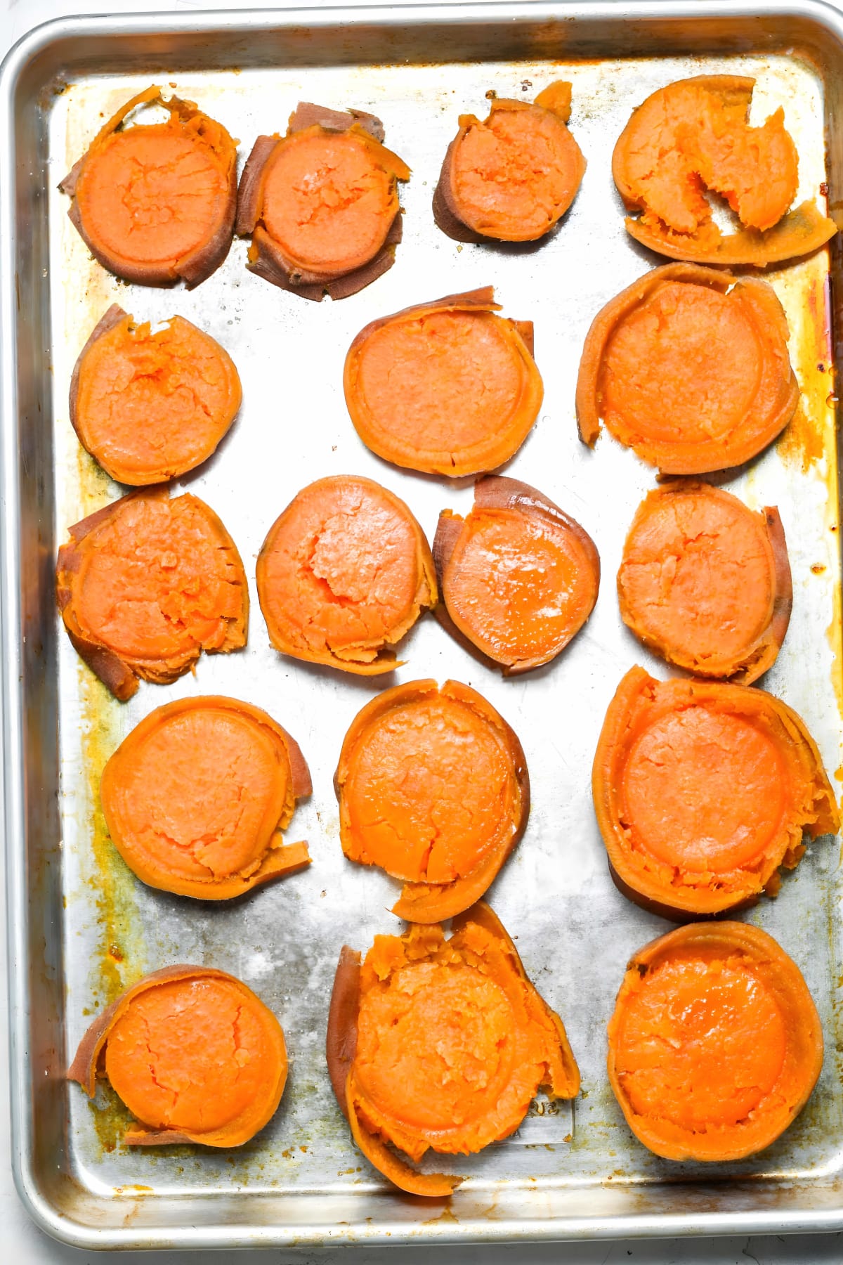 Smashed Sweet Potatoes