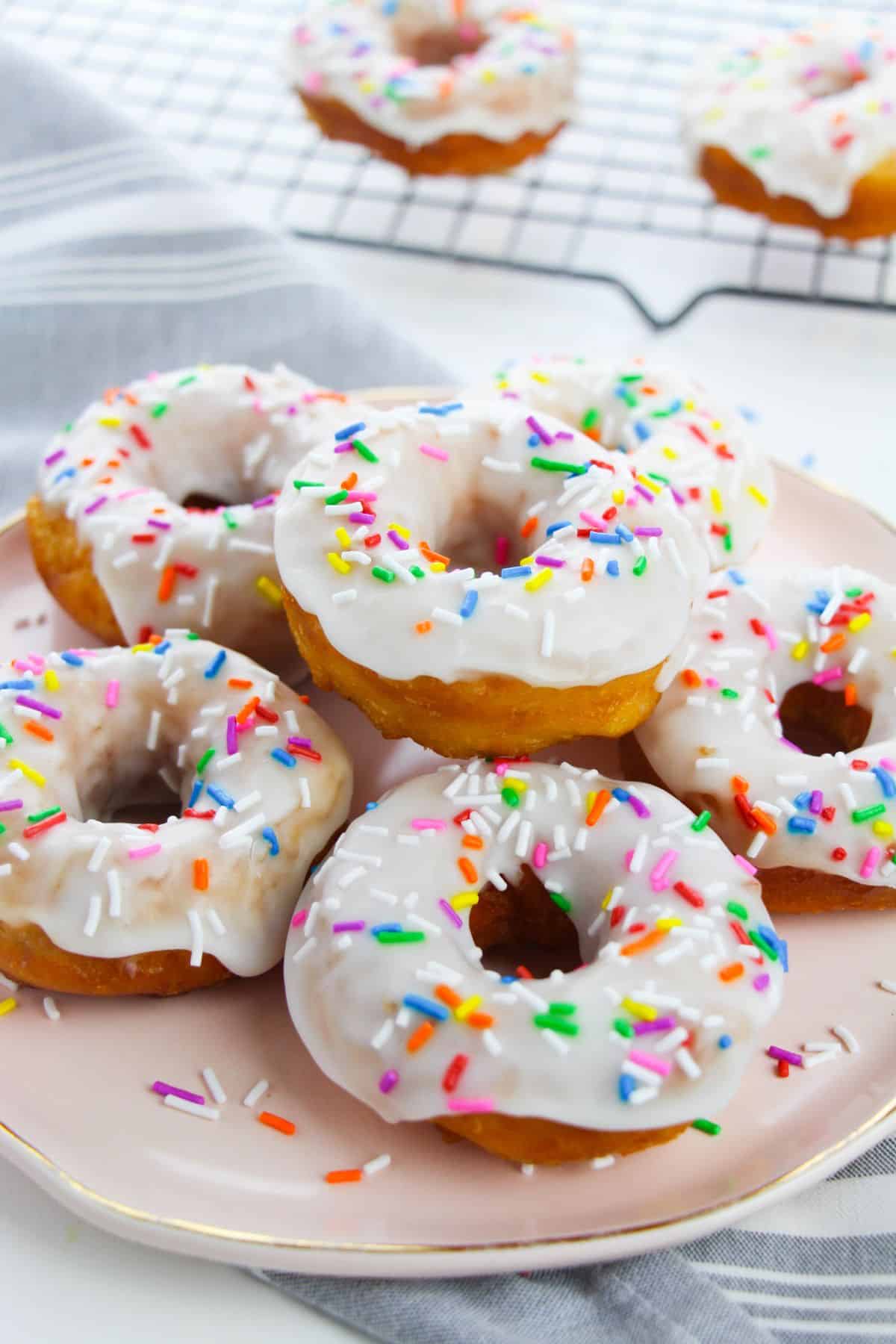 Glazed Vanilla Donuts