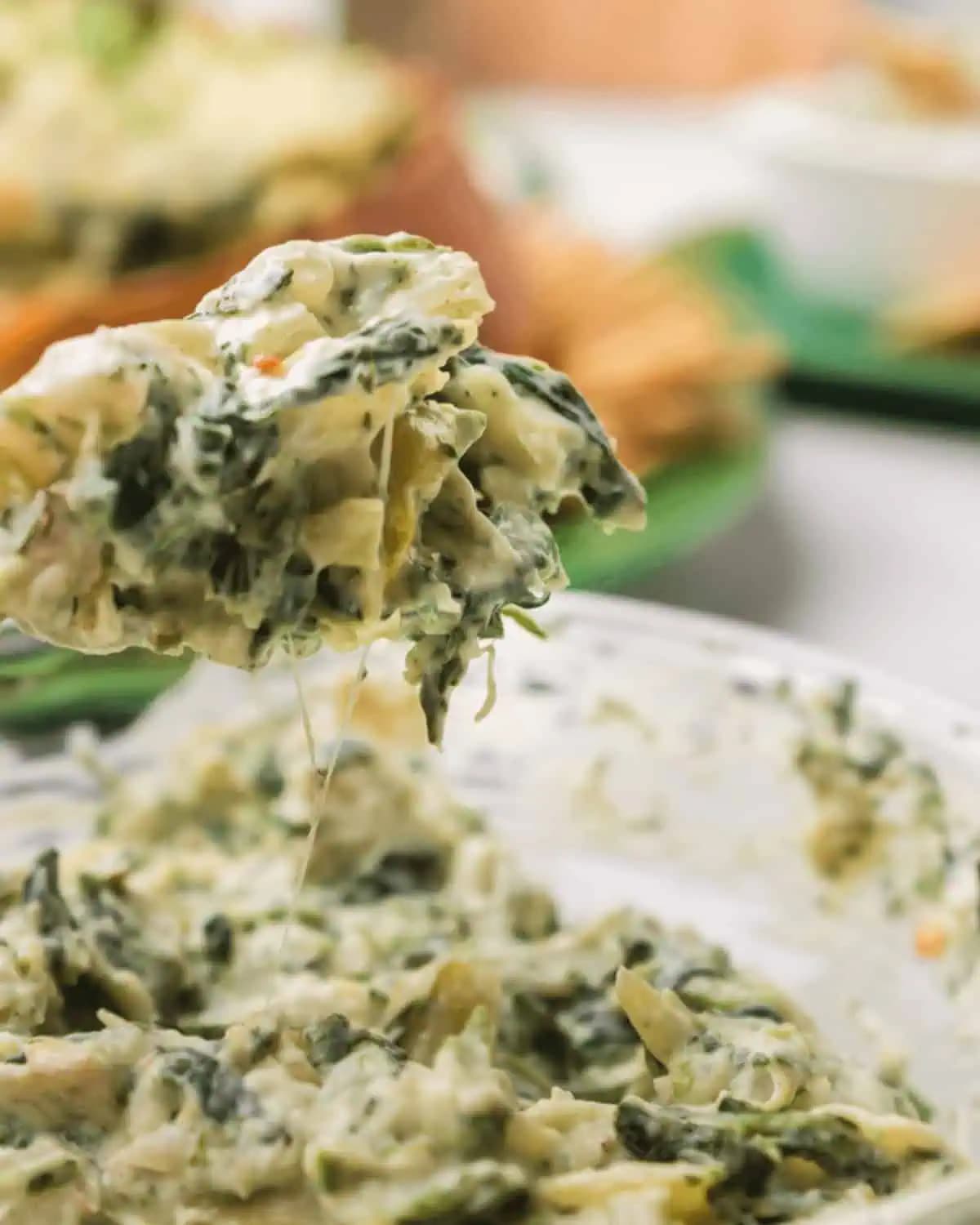 Baked Knorr Spinach Dip