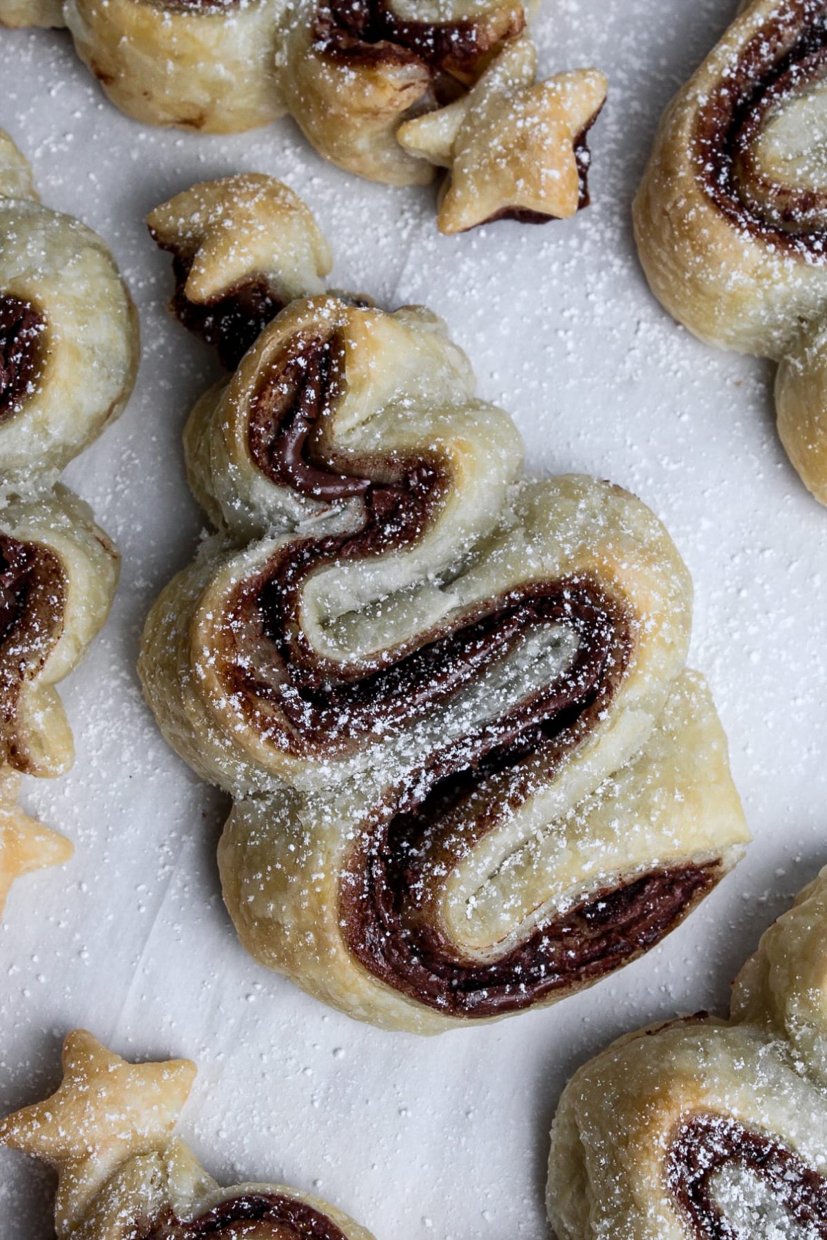 Puff Pastry Christmas Trees
