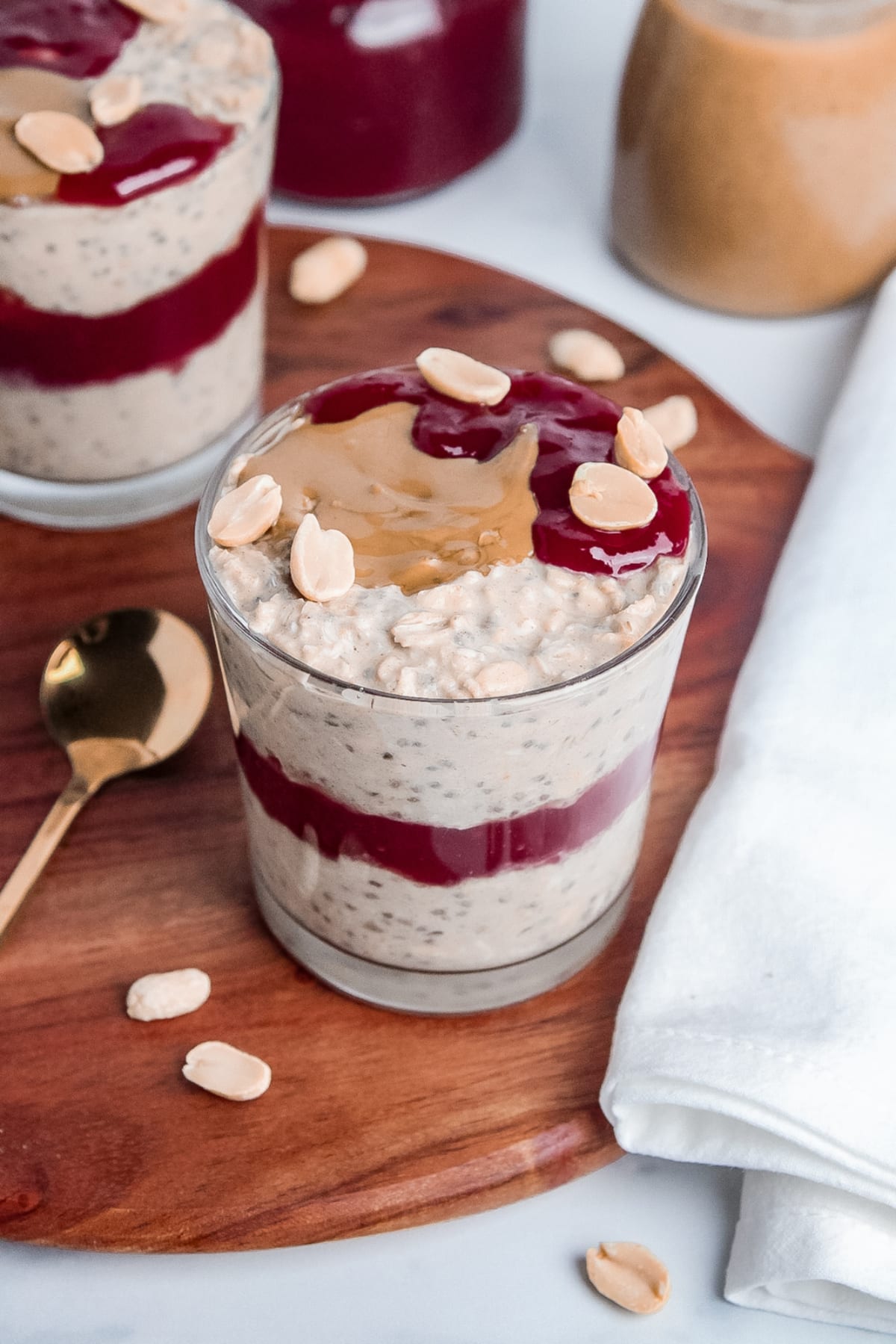 PB&J Overnight Oats