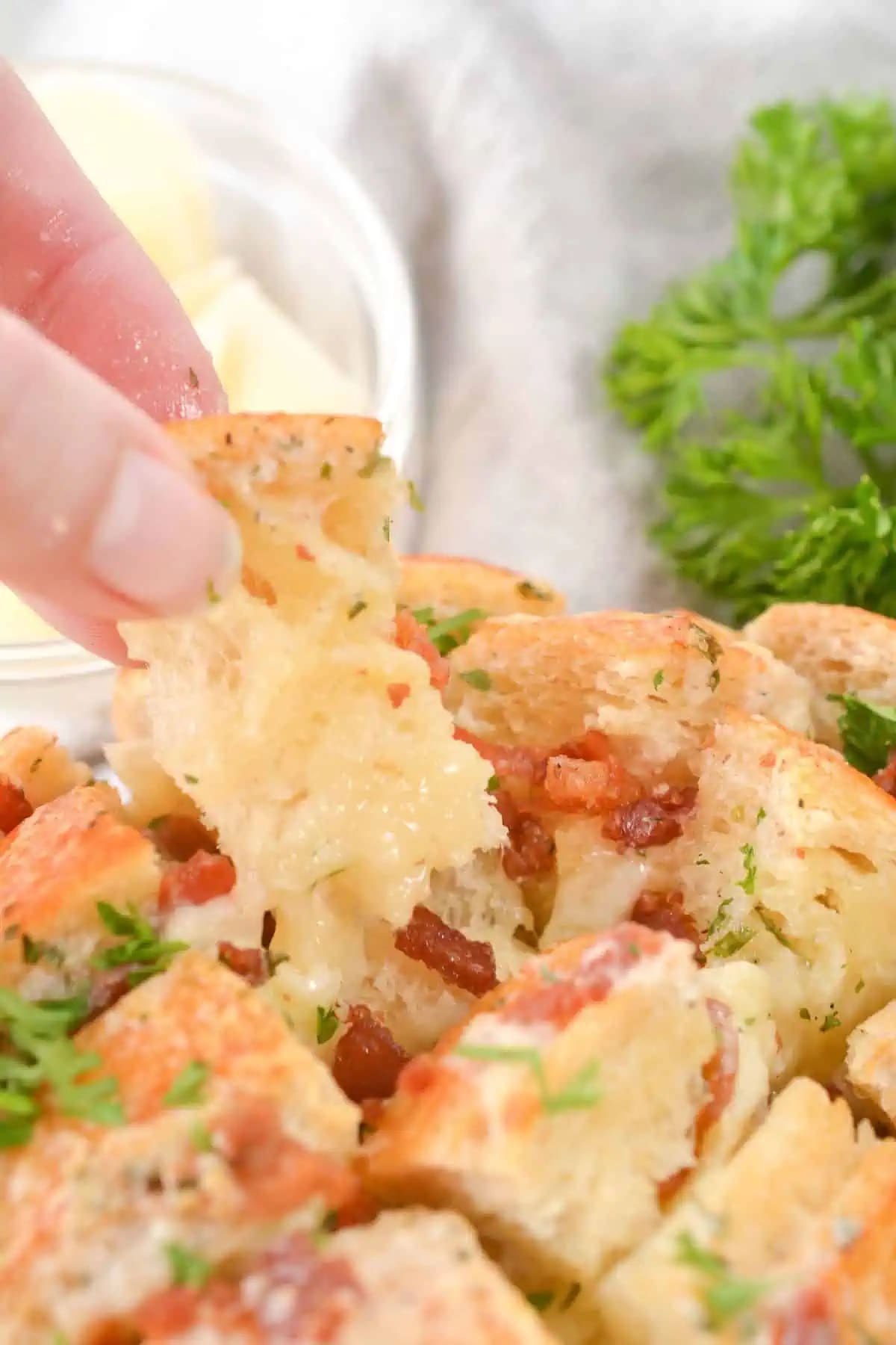 Bacon Ranch Pull Apart Bread