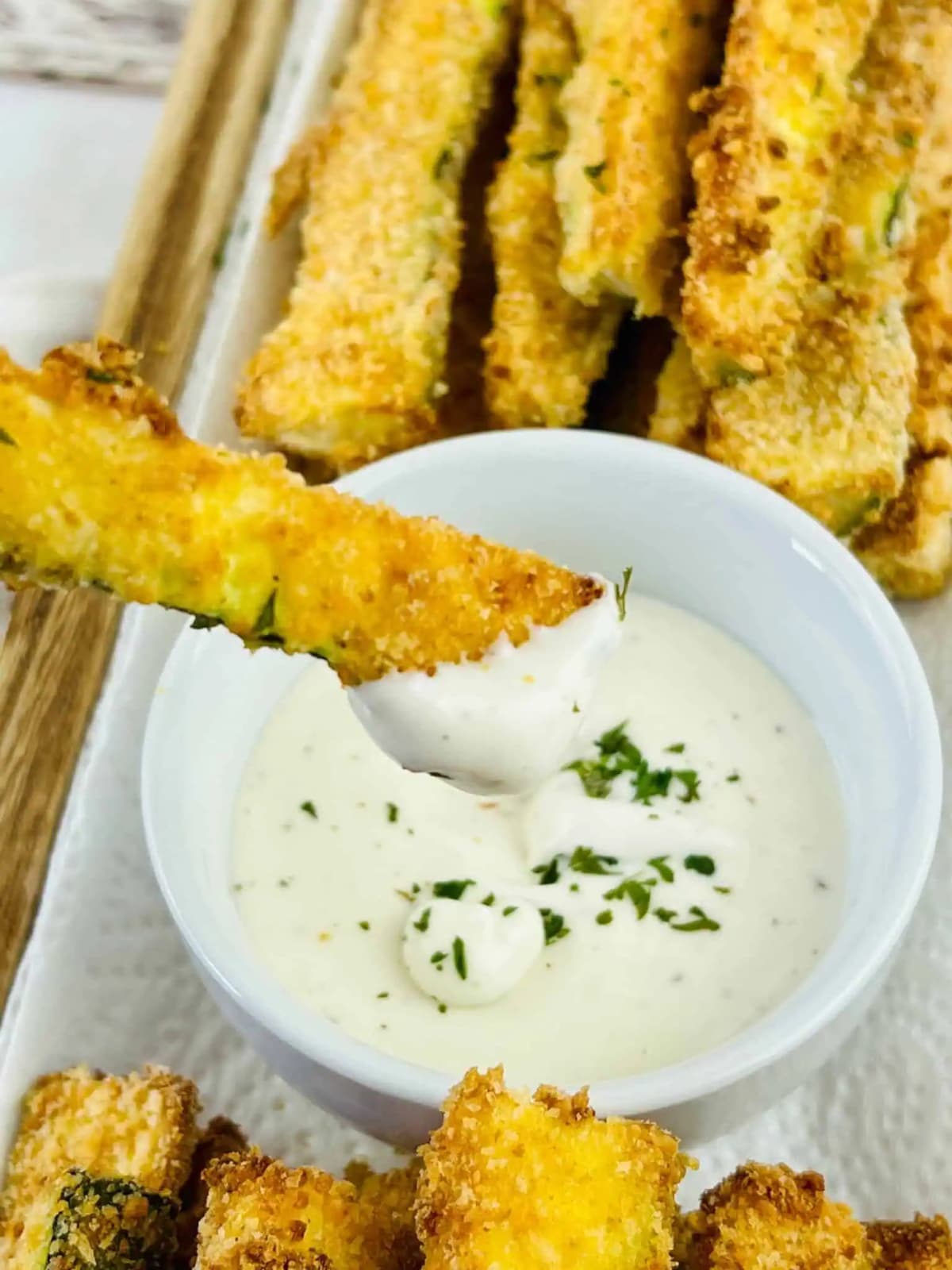 Oven Baked Zucchini Sticks