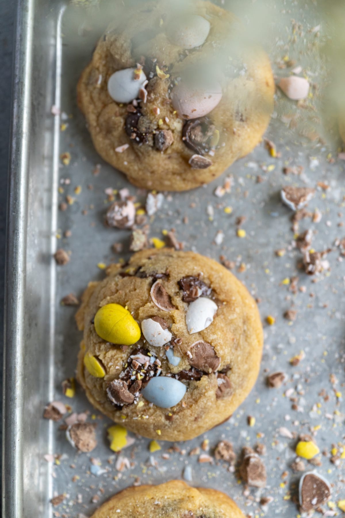 Bakery-Style Brown Butter Cadbury Mini Egg Cookies