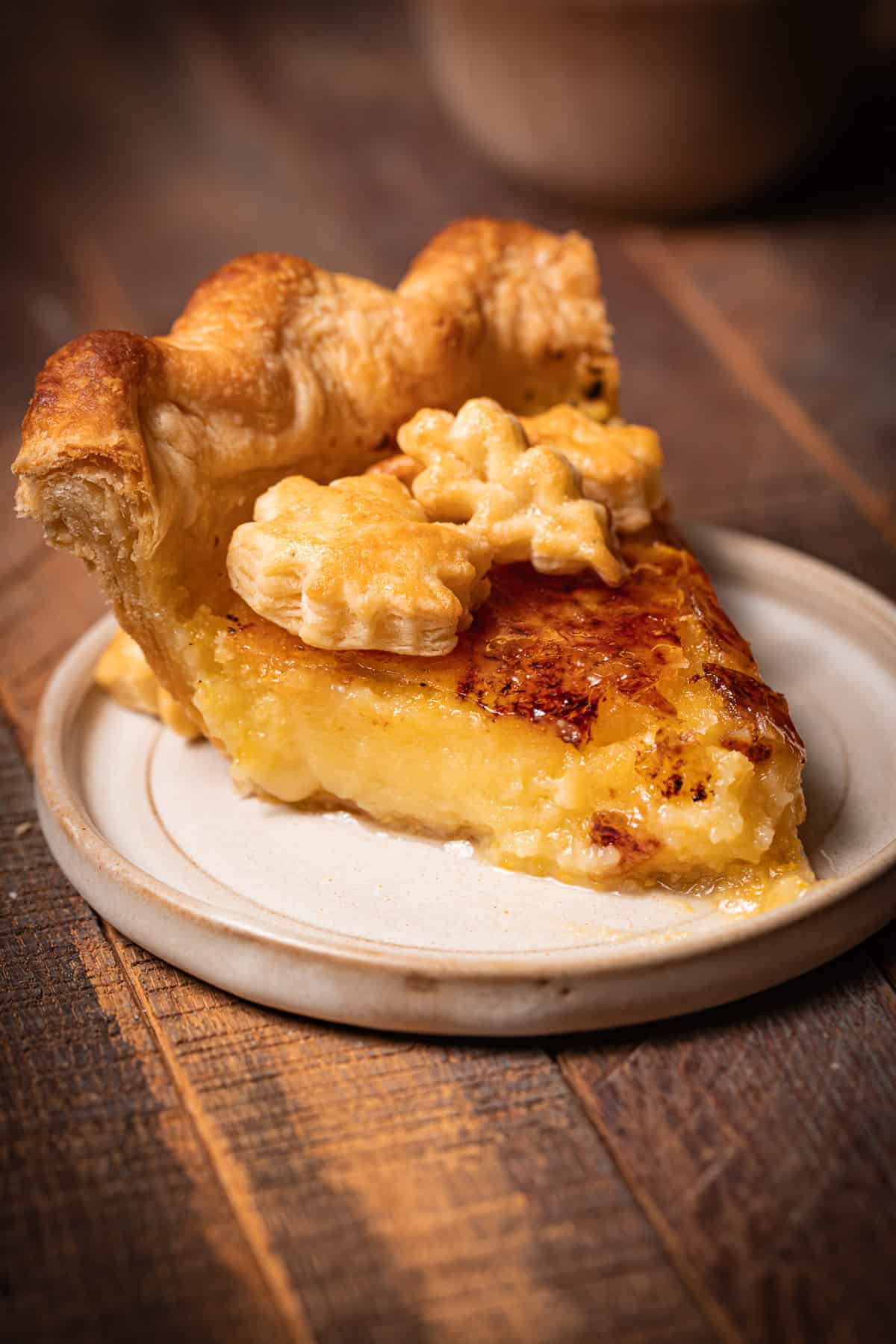 Brûléed Lemon Chess Pie