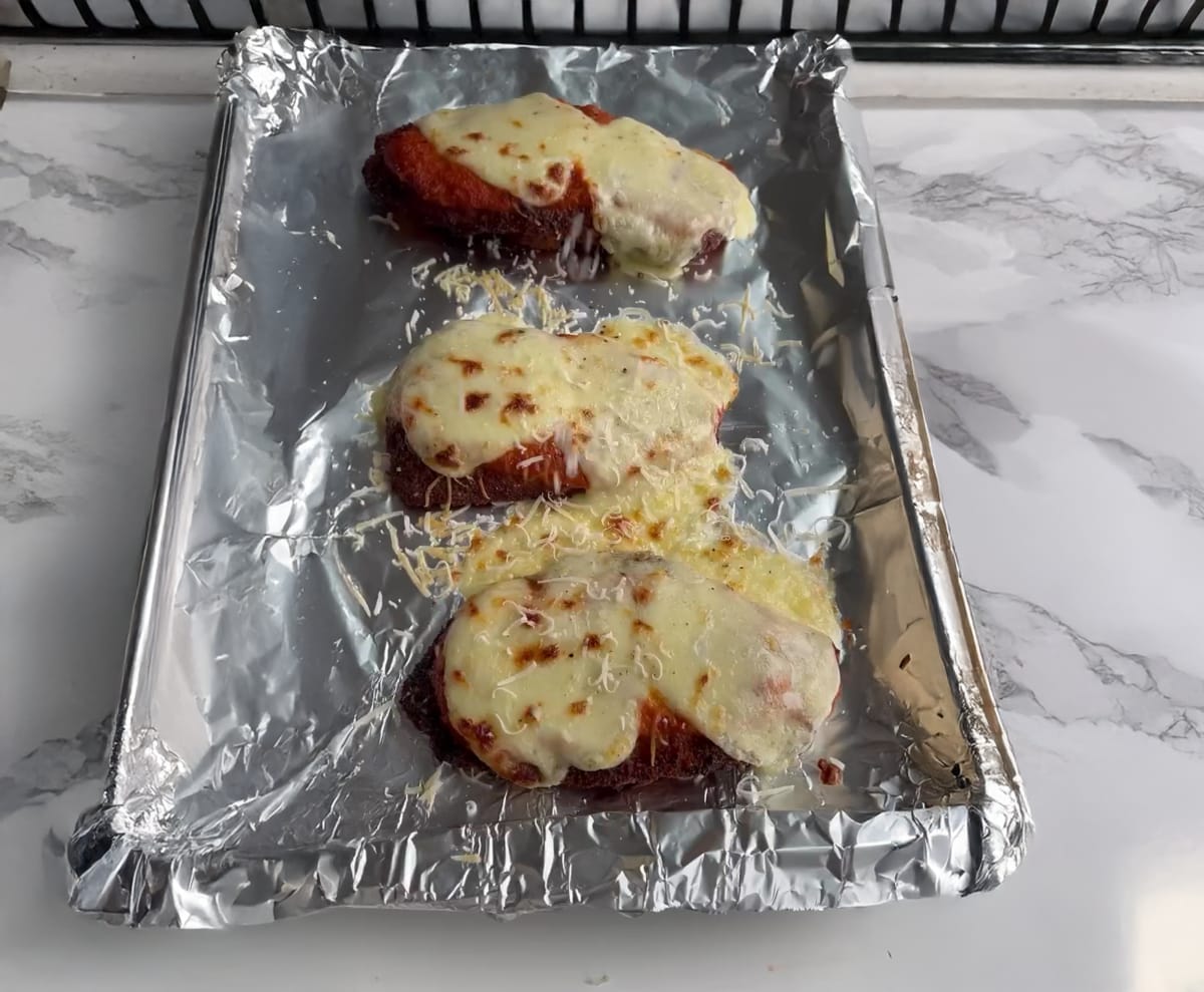 Chicken Parmesan Pasta with Hidden Veggies