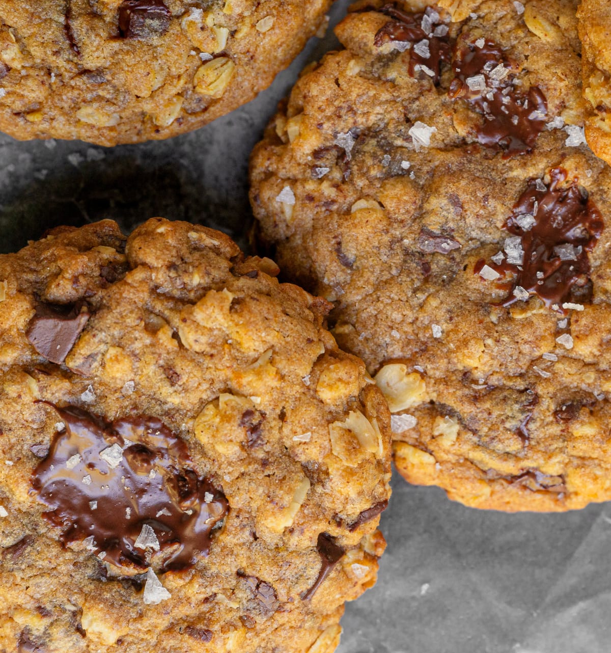 Pumpkin Chocolate Chip Oatmeal Cookies
