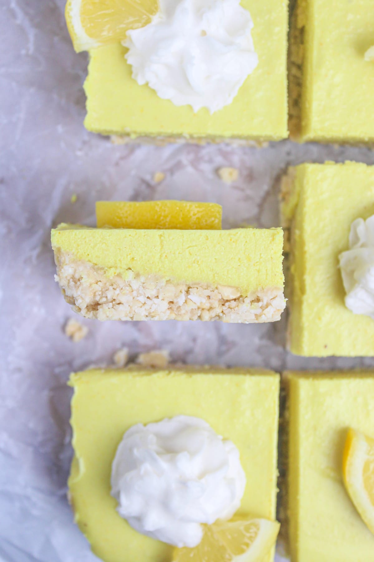 Vegan Lemon Cheesecake Bars