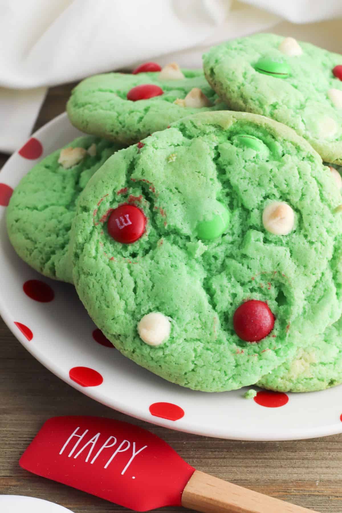 Christmas Cake Mix Cookies