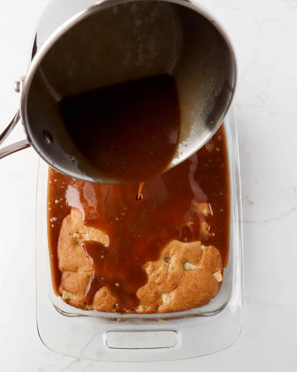 Sticky Caramel Apple Spice Cake