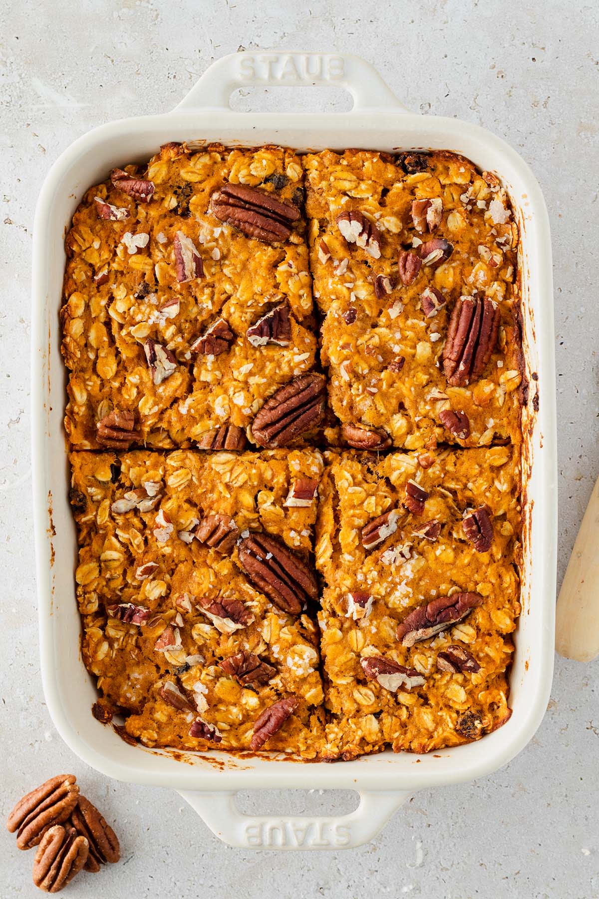 Baked Oats Without Bananas