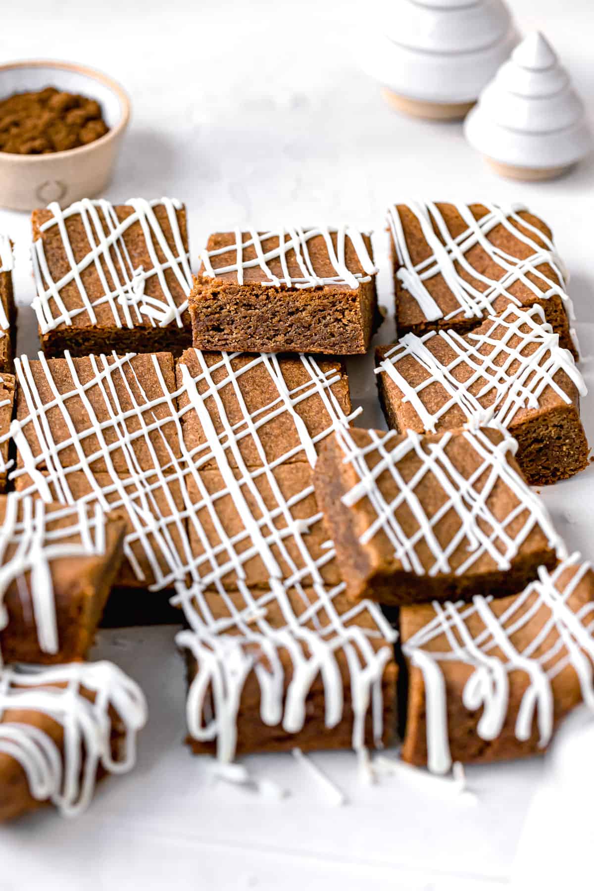 Gingerbread Blondies