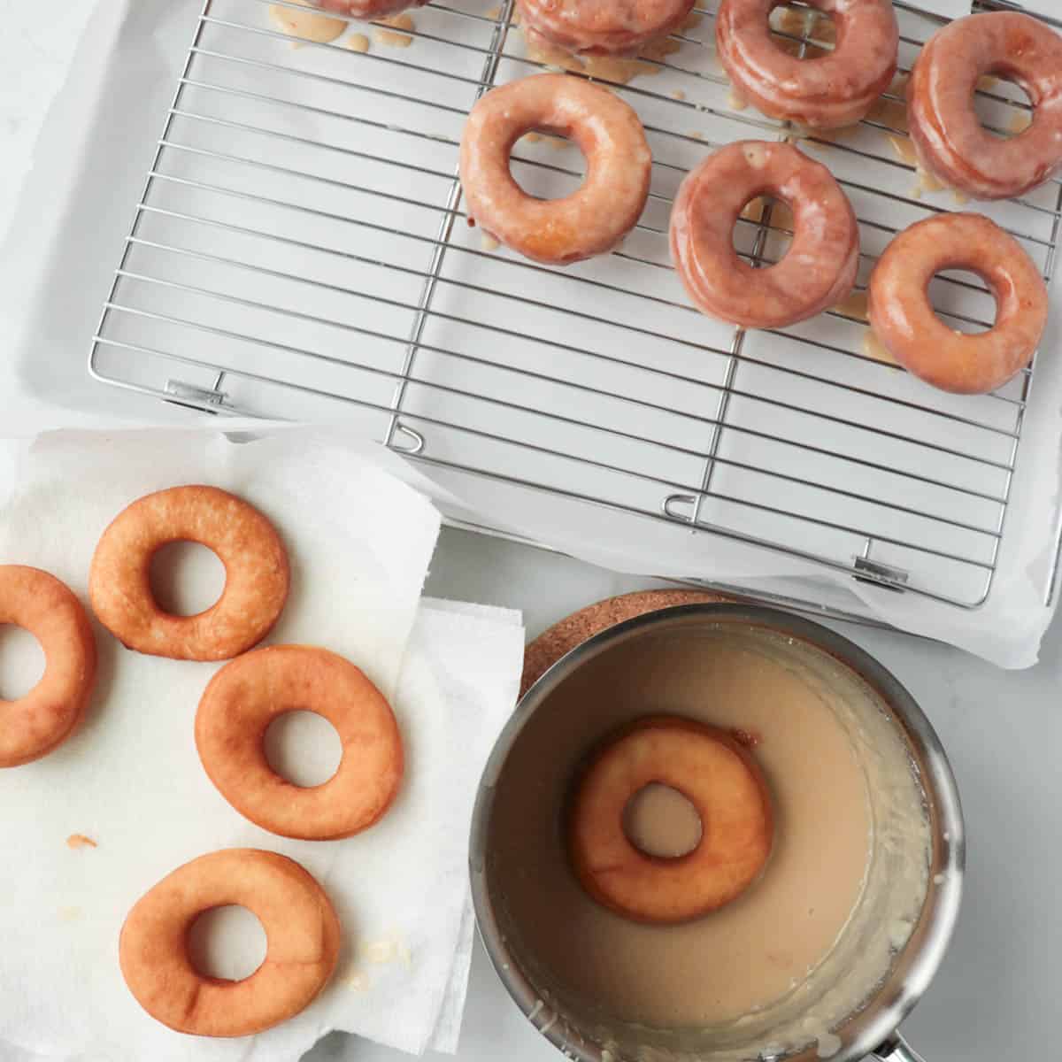 The Best Glazed Yeast Doughnuts