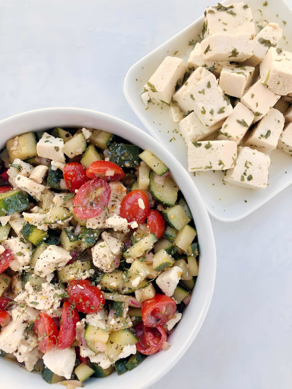 Vegan Tofu Feta Cheese