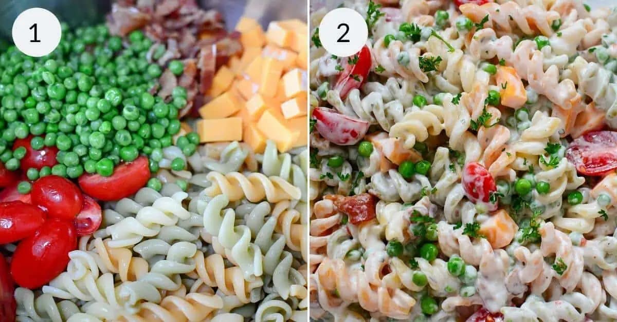 Bacon Pasta Salad with Ranch Dressing