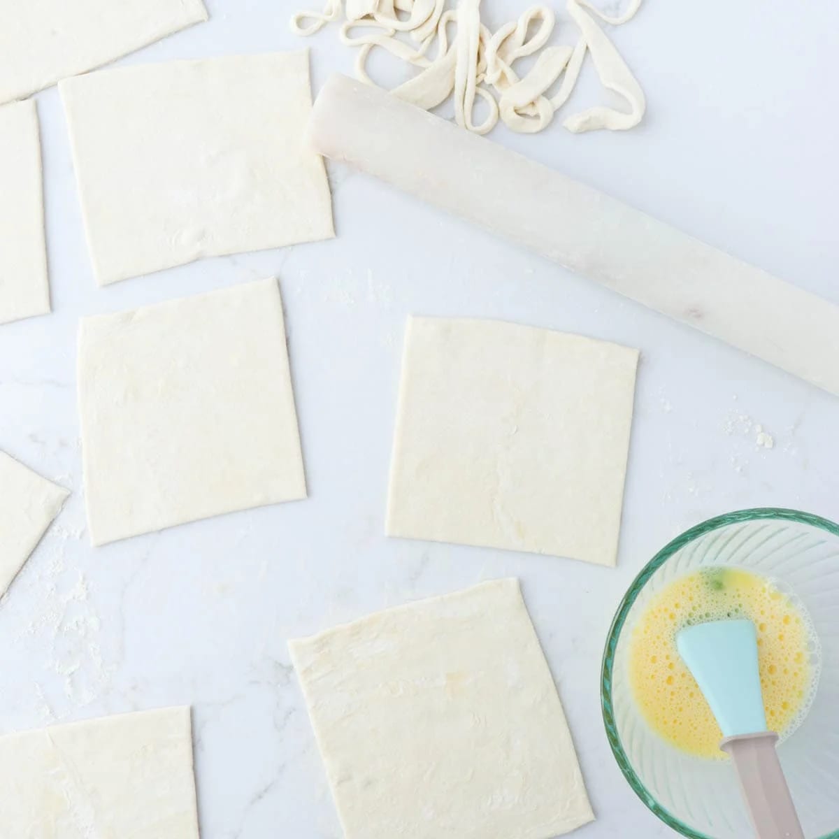 Puff Pastry Blueberry Turnovers