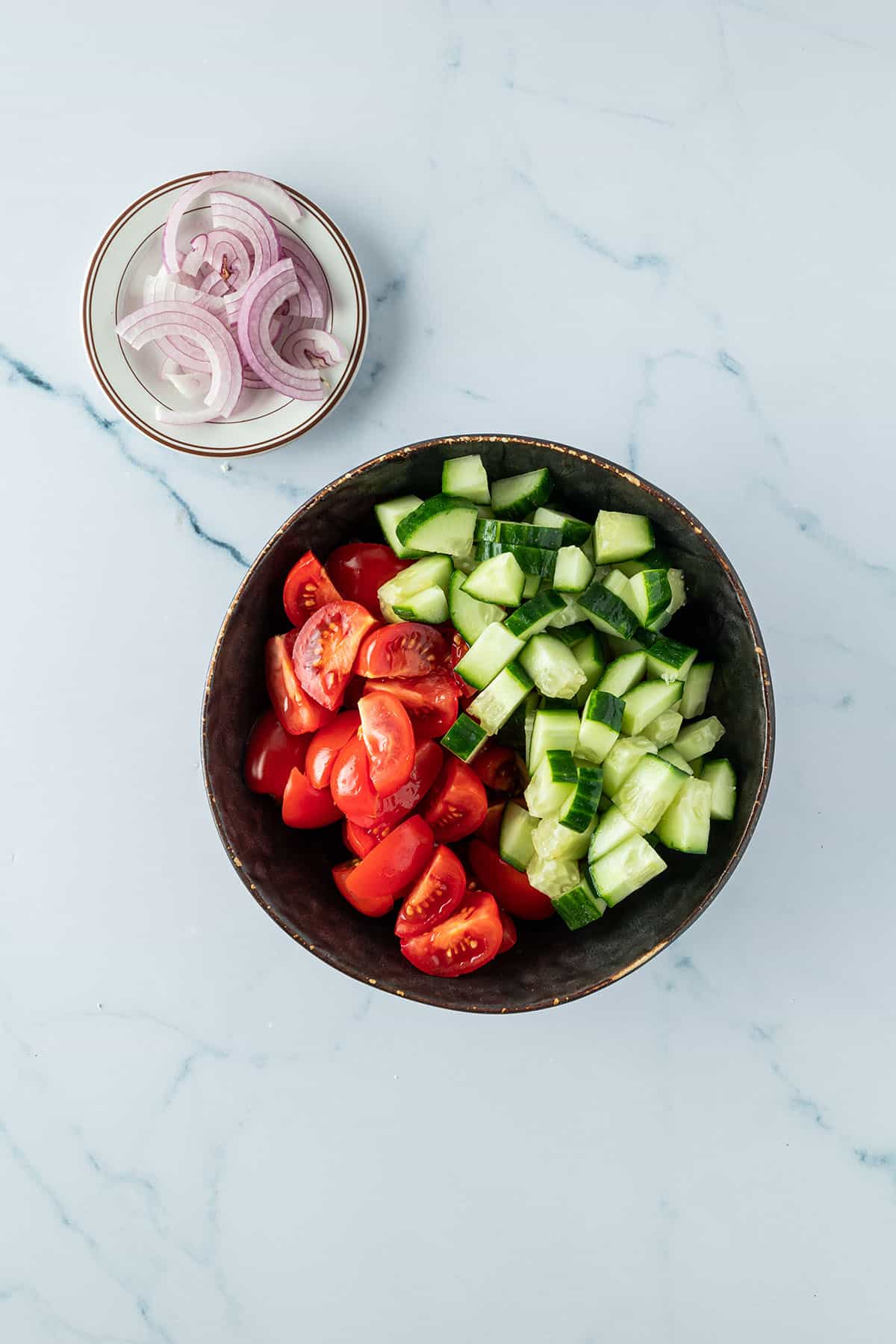 Greek Salad in a Jar