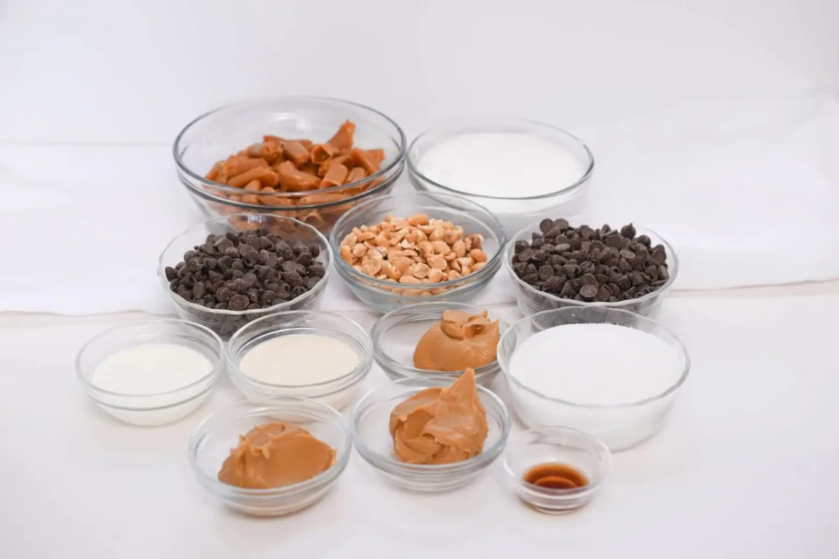 Homemade Snickers Bar