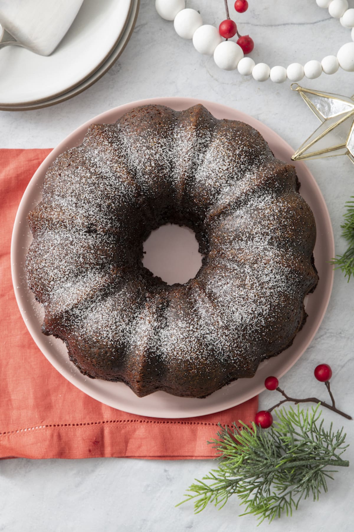 Chocolate Graham Fresh Gingerbread Bundt Cake