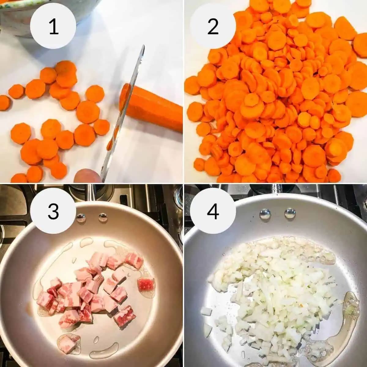 Brown Sugar Carrots with Bacon