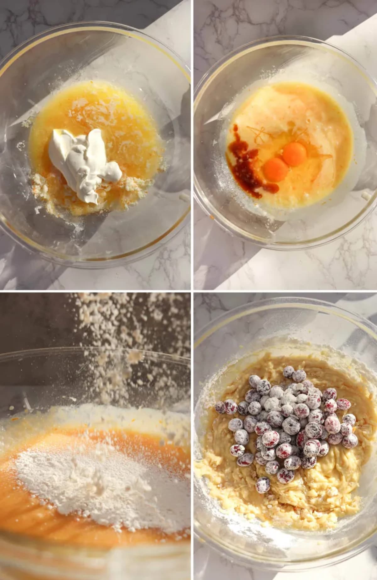 Easy Cranberry Orange Loaf Cake with Orange Glaze