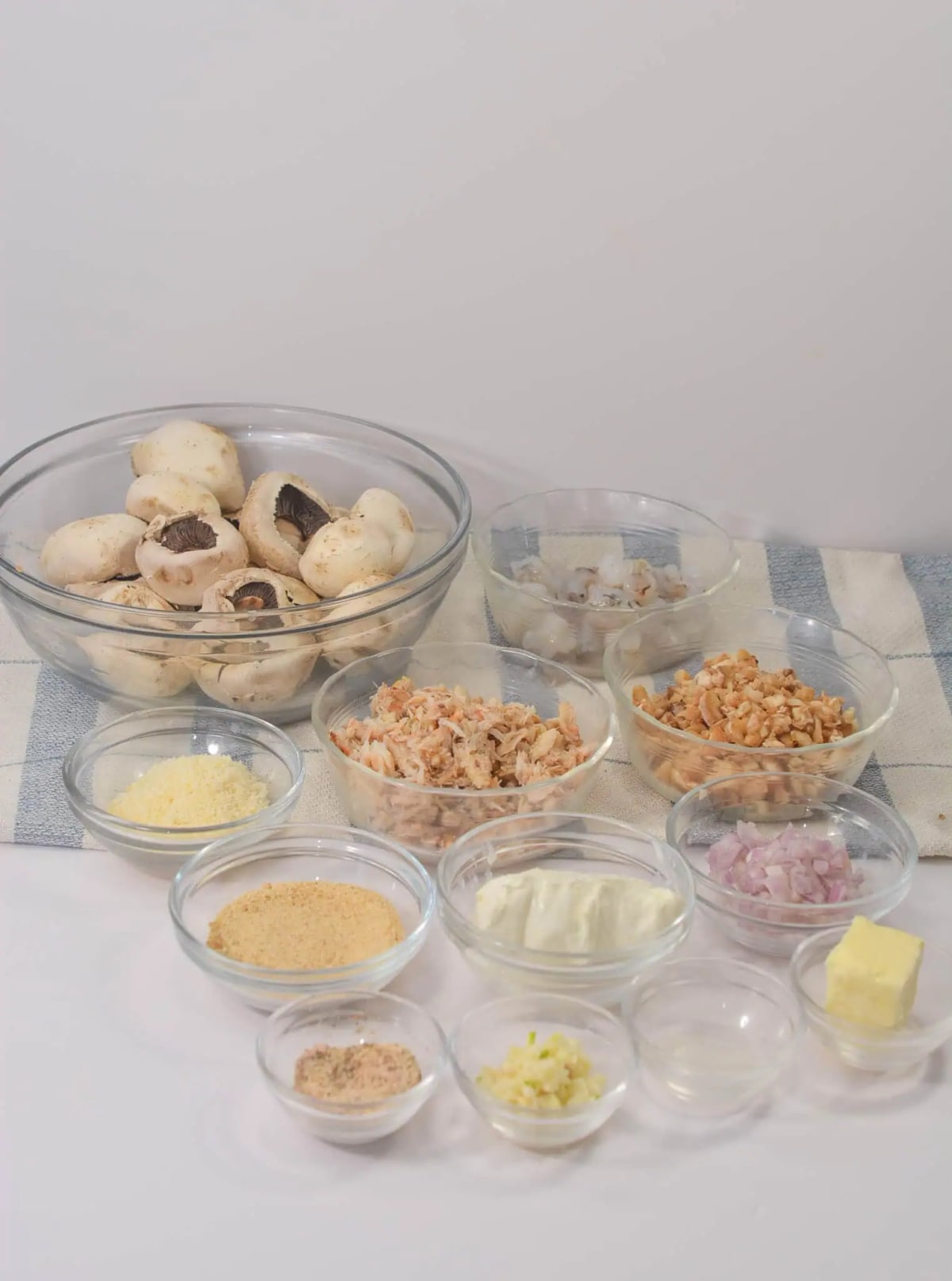 Shrimp and Crab Stuffed Portobello Mushrooms