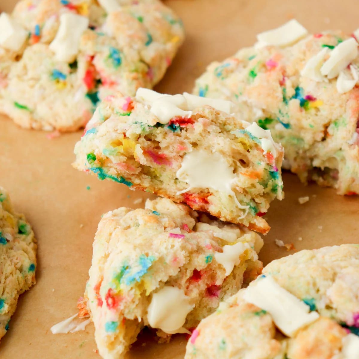 Birthday Cake Scones