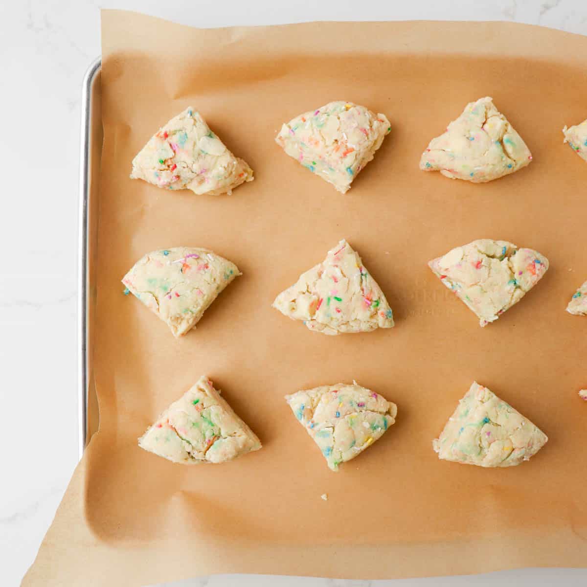 Birthday Cake Scones