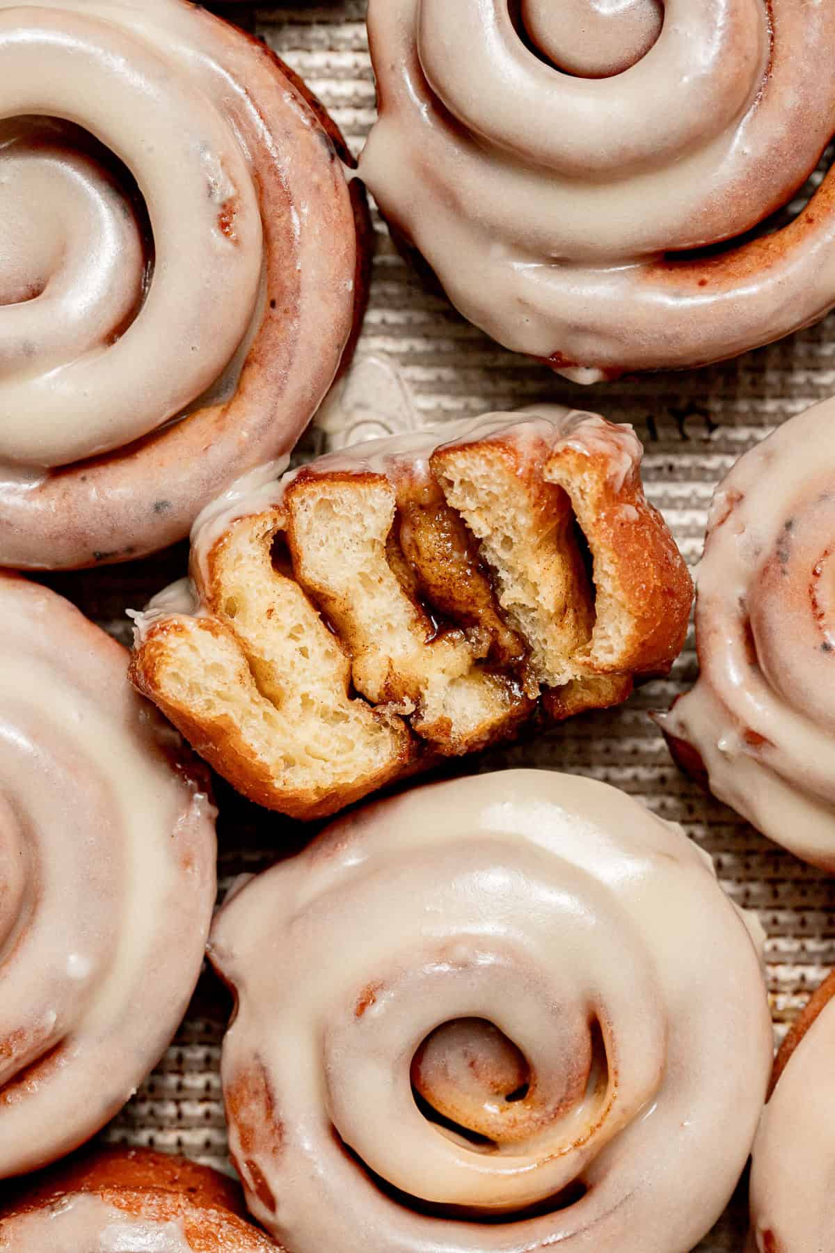 Cinnamon Roll Donuts