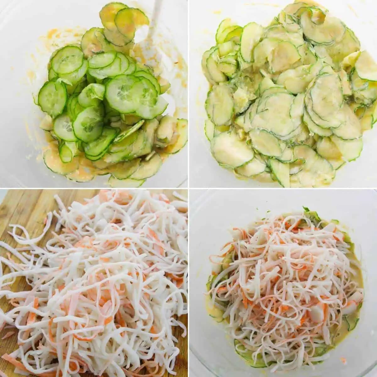 California Roll Cucumber Salad