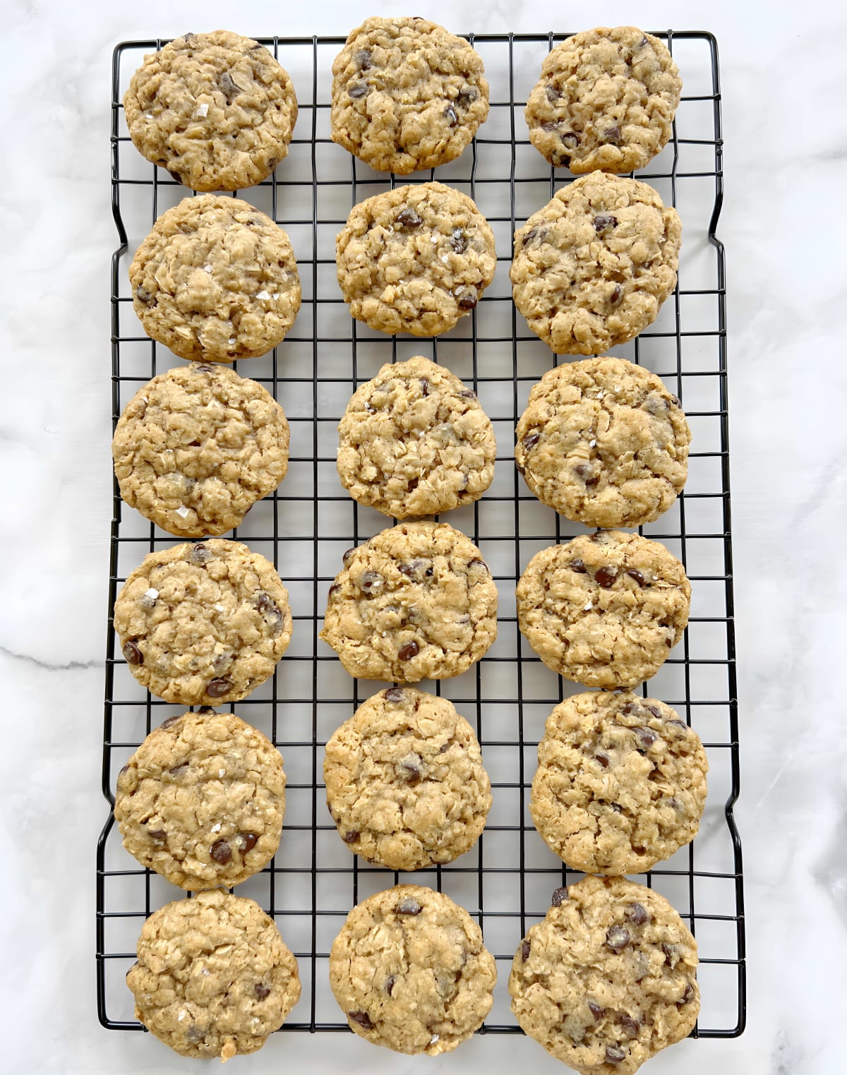 Vegan Oatmeal Chocolate Chip Cookies