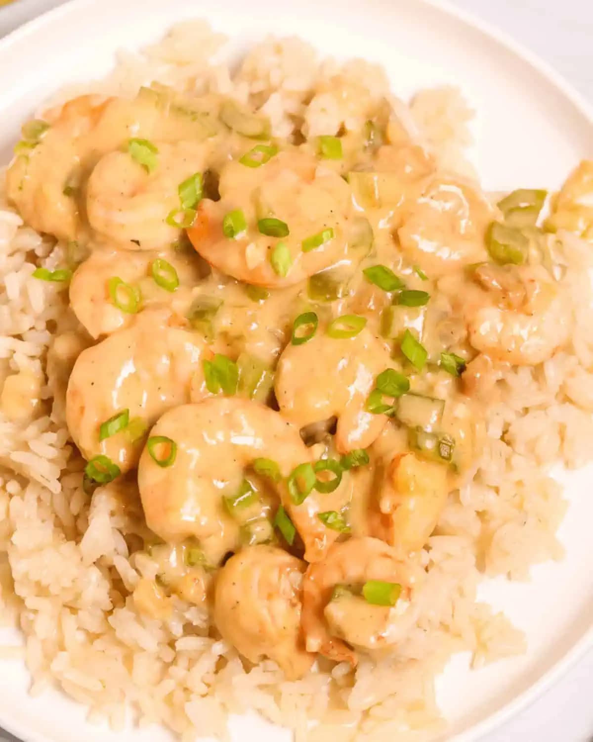 Creamy Garlic Shrimp and Rice