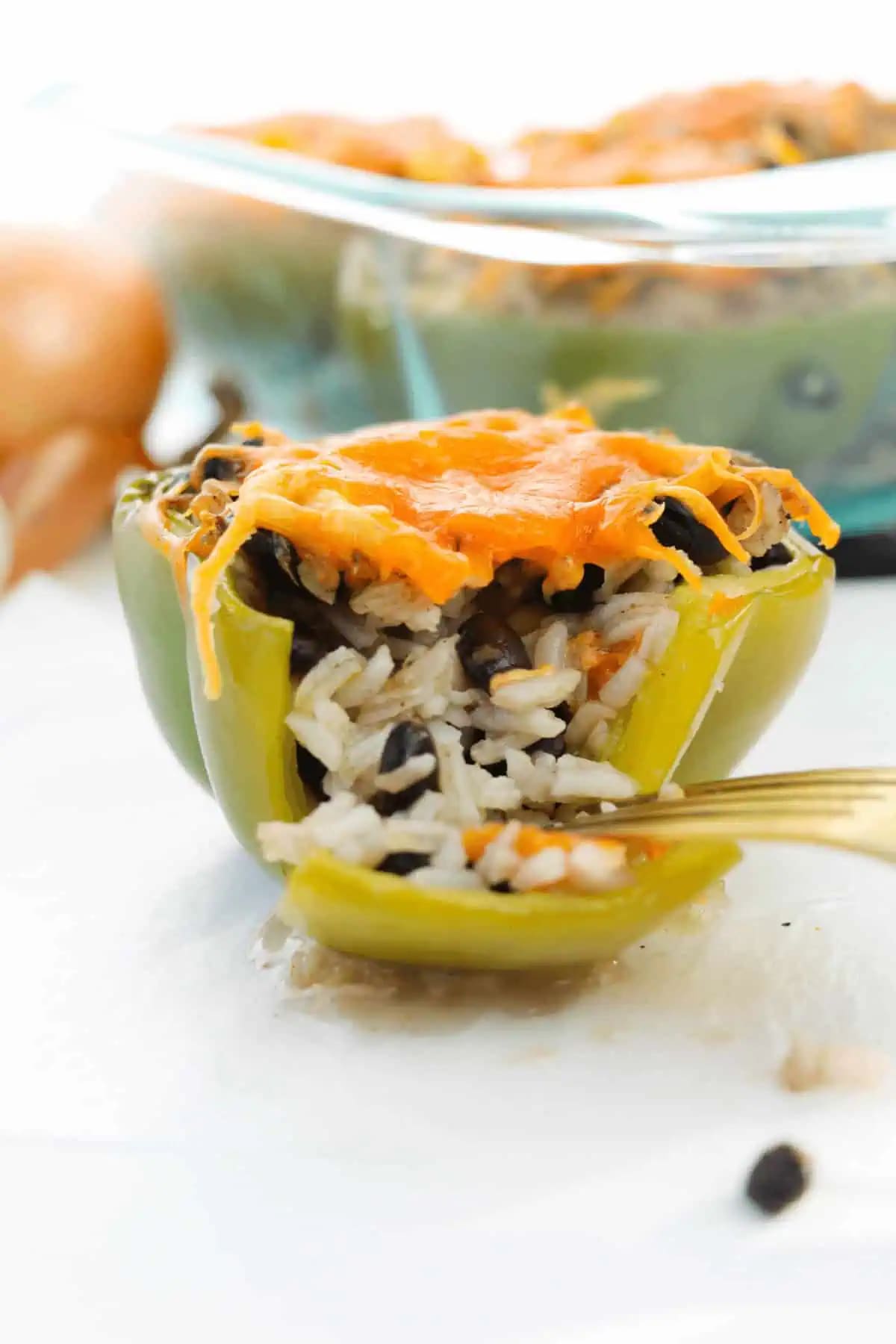 Black Bean Taco Stuffed Peppers