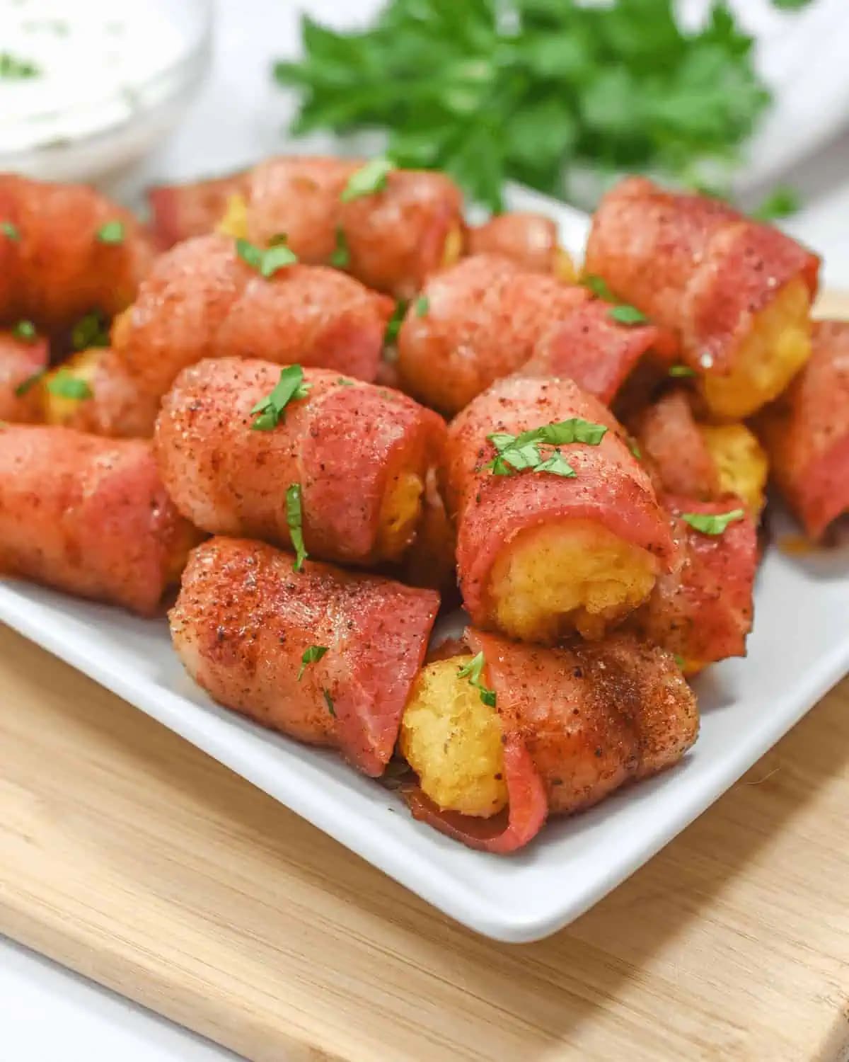 Bacon Wrapped Tater Tots