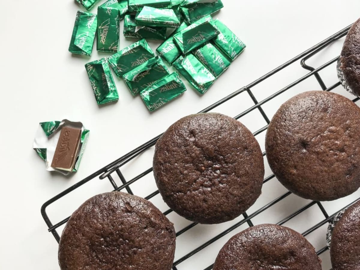 Mint Chocolate Cheesecake Cupcakes