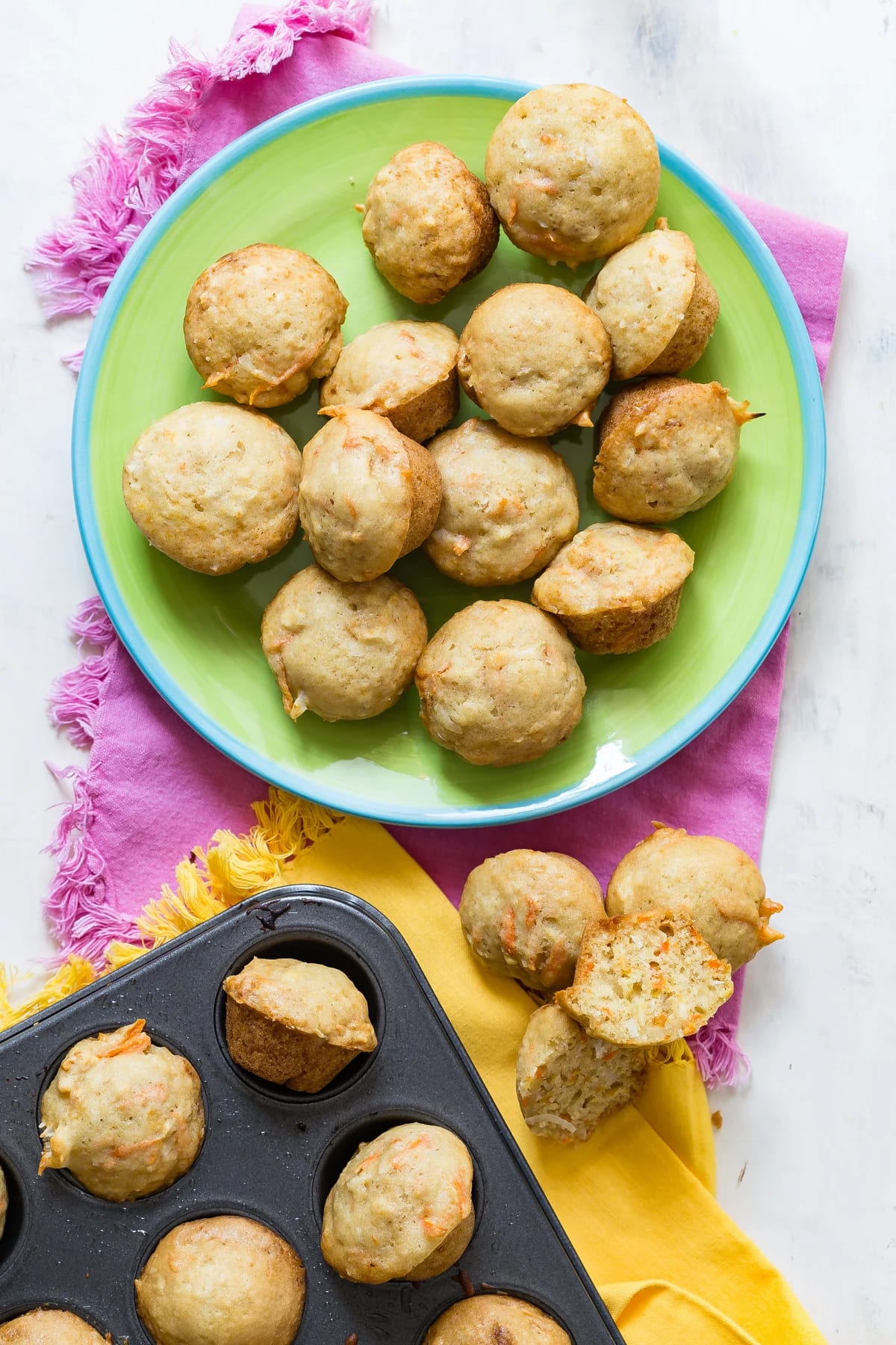 Carrot Apple Coconut Muffins