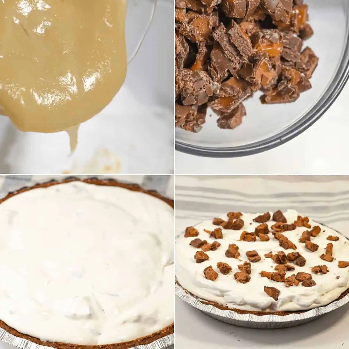 No Bake Caramel Pie