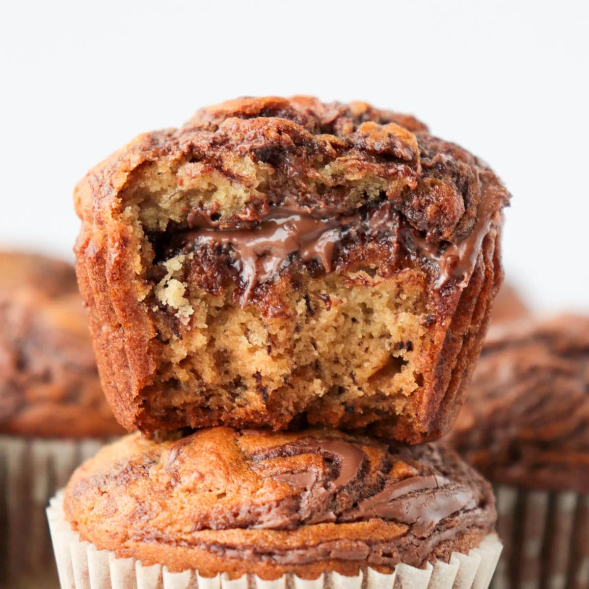 Nutella Banana Muffins