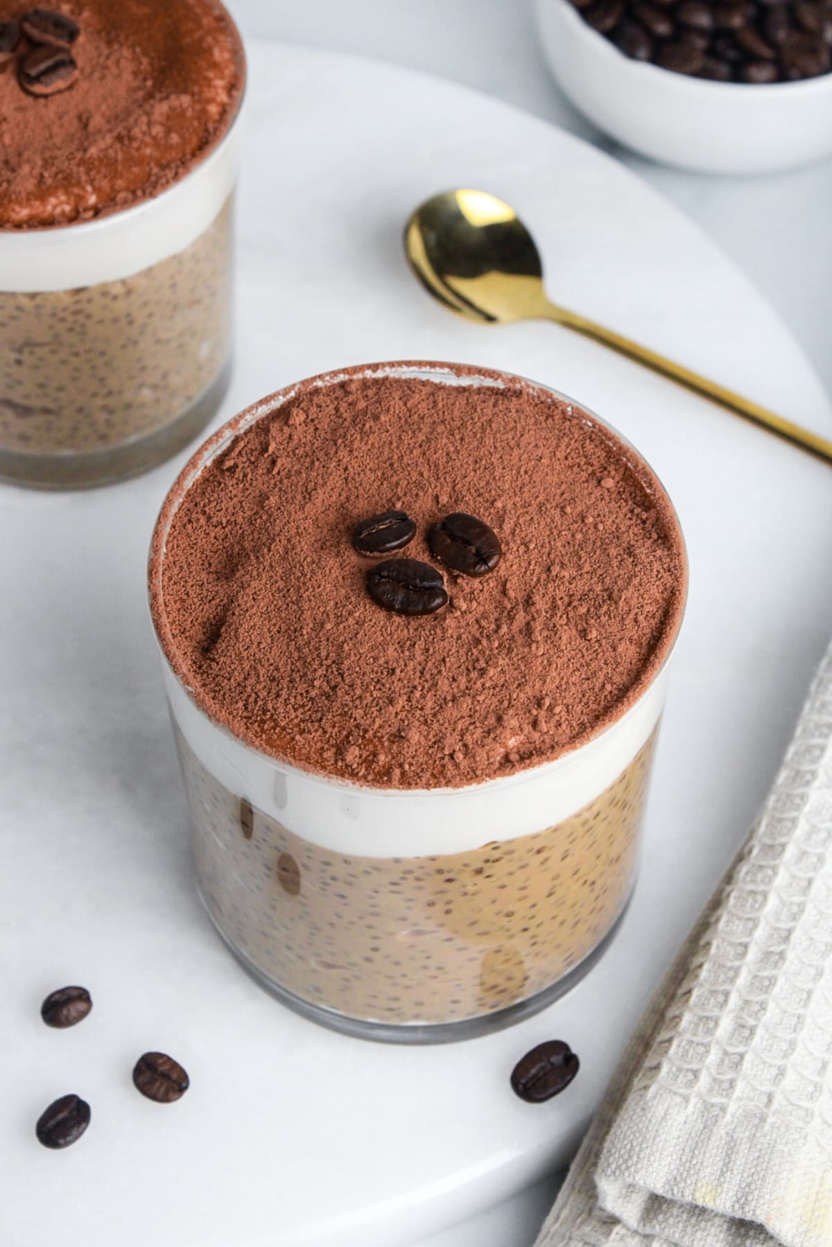 Tiramisu Chia Pudding