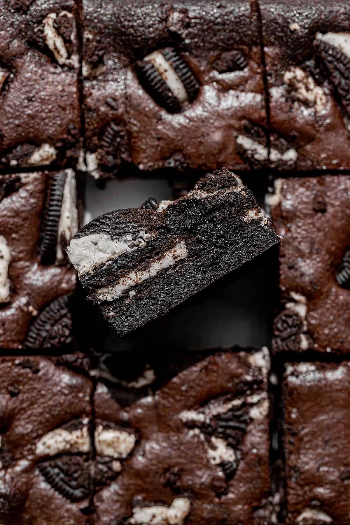Decadent Oreo Brownies