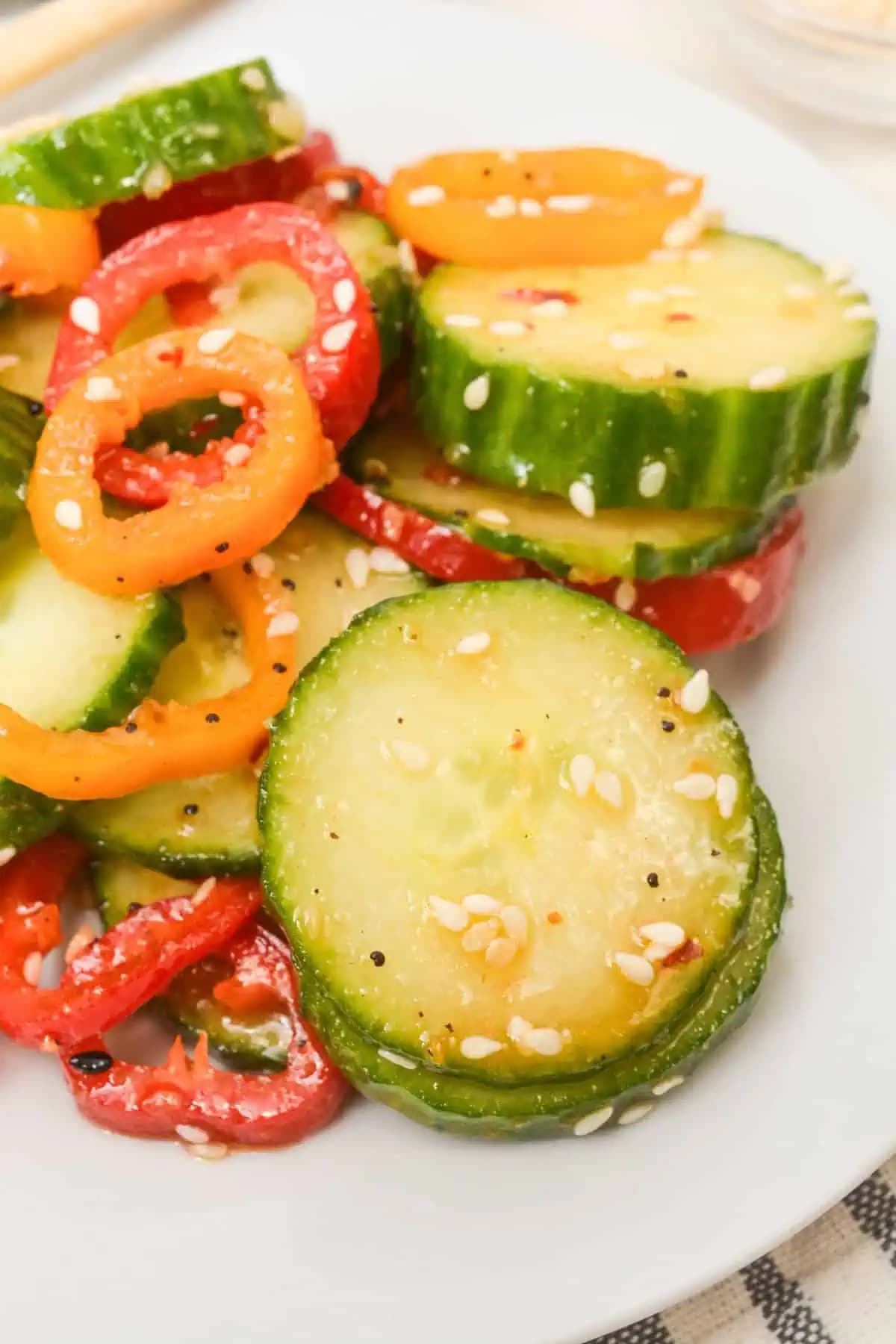 Cucumber Pepper Salad