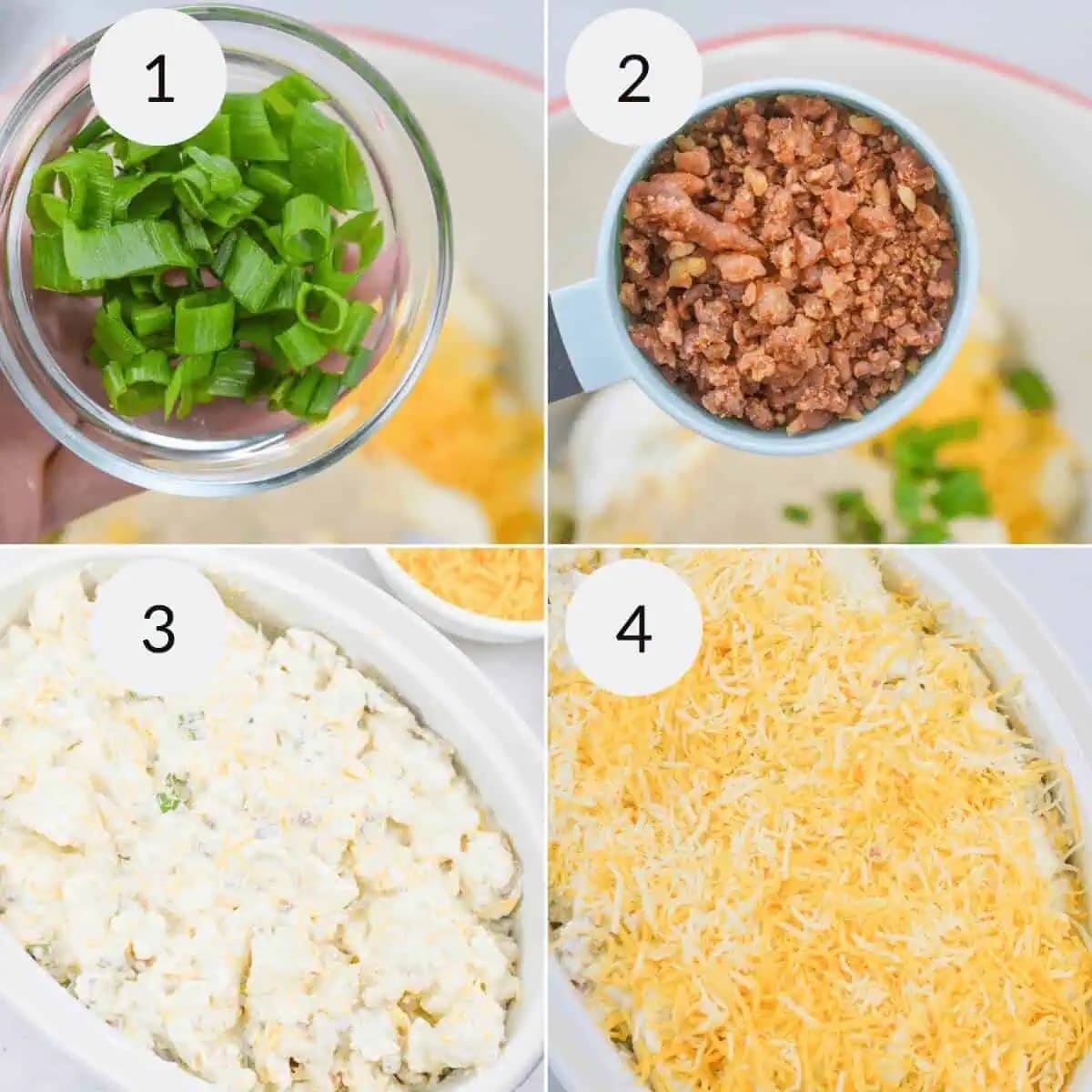 Loaded Cheesy Cauliflower Casserole