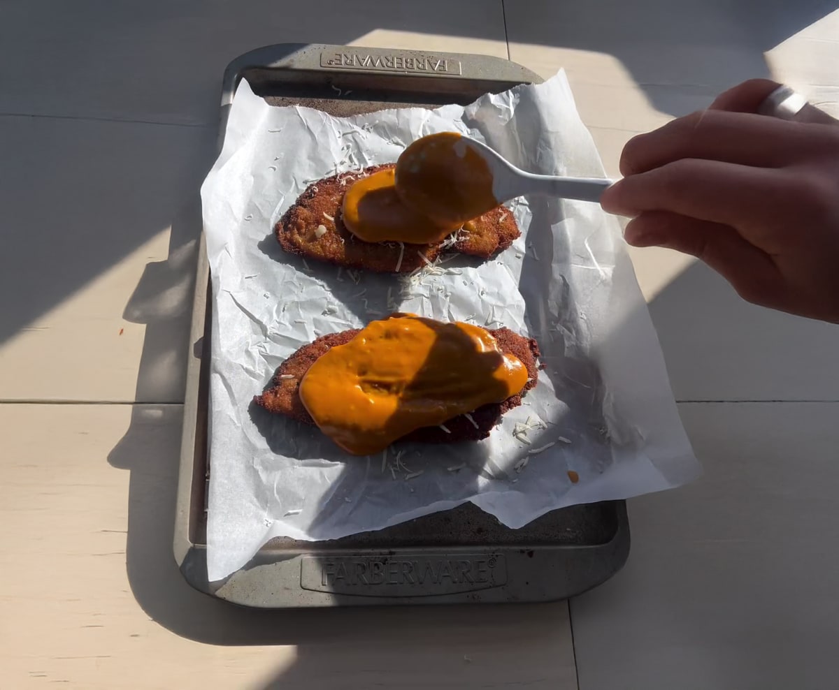 Vodka Chicken Parm Sandwich